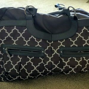 JJ Cole Satchel Diaper Bag Stone Arbor